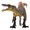 Green Spinosaurus Dinosaur Toy Figurine with Movable Jaw, Realistic Plastic Dinosaur Action Figure for Boys and Girls, Birthday Party Gifts for Kids, 11.5x6x3.5 in